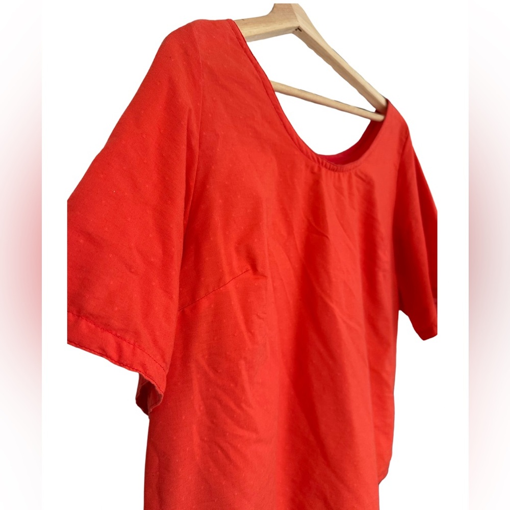 Coral 100% Cotton Boxy Tee - Made In Vancouver